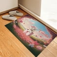 thumbnail image 3 of My Dog Is My Valentine Cute Poodle in Gift Box Doormat Poodles Dog Lover Gifts Idea Indoor Outdoor Welcome Mat - 3006, 3 of 5
