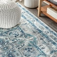 thumbnail image 5 of JONATHAN Y MODERN PERSIAN 5' Square Area Rug, Vintage Medallion - Blue/Light Gray, MDP106A-5SQ, 5 of 9