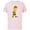 Soft Pink, variant on The Simpsons Bart Simpson Elf Bart Holiday - Short Sleeve Cotton T-Shirt for Adults - Customized-Natural