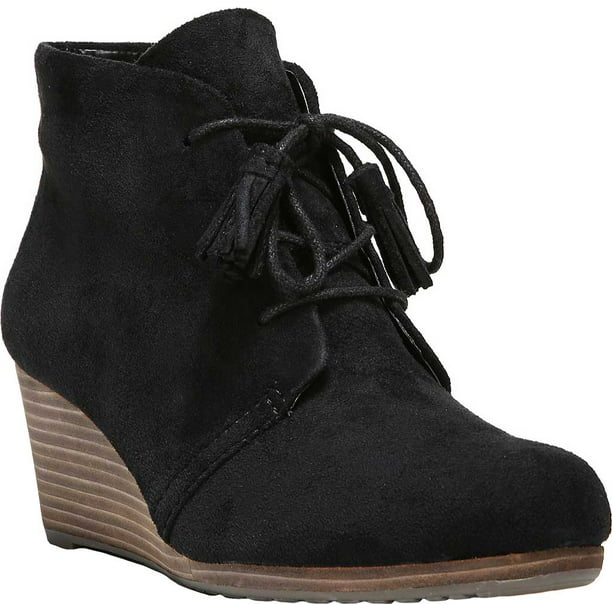 Dr. Scholl's Shoes - Women's Dr. Scholl's Dakota Wedge Ankle Boot Black ...