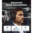 thumbnail image 2 of Edifier WH950NB Gen 2 Écouteurs Sans Fil Hybrides à Réduction Active du Bruit, Audio Haute Résolution avec LDAC ANC à 8 Niveaux, Son Spatial Autonomie de 80 H Bluetooth 5.4 Pliables 3,5 mm AUX, Étui de Voyage - Noir, 2 of 7