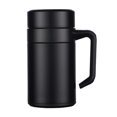 thumbnail image 4 of Conjunto de 2 Tazas de Térmicas Mini Doble Pared Cap Aislados de agua de caliente Botella para Facil de Llevado Negro Macarena Copa de deportes de acero inoxidable, 4 of 6