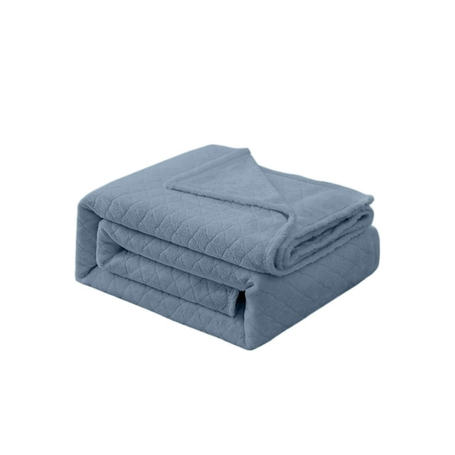 Home Savings Items!Kyusrd Summer Cooler Quilt Blanket Bed Blanket Thermal Blanket Lightweight Bed Breathable Soft Comfortable Thick Plushes Machine Washable Blanket For All Season