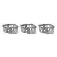 thumbnail image 3 of yingyy 1/2/3/5 Support de Baignoire de Support de Lavage Support de Rangement Durable Sans Perforation Décorations de Commodité Brosse à Dents Titulaire Gris 3PCS, 3 of 6