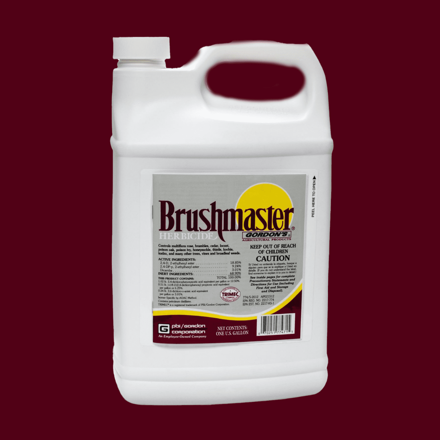 Brushmaster Herbicide - 128 fl oz Jug by PBI-Gordon