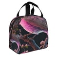 thumbnail image 2 of Salouo Bird 2 for Unisex Lunch Bag Leakproof Lunch Tote Large Capacity Reusable Insulated Lunch Box Cooler Lunch Container for Work/Office/Picnic/Travel-Black, 2 of 8