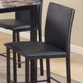 thumbnail image 2 of Citico Metal Counter Height Dining Chairs (Set of 4) - Black Frame &amp; Faux Leather Seats. 21.5" Wide, for Kitchen &amp; Dining. Durable, Stylish, Easy Assembly. Perfect for Breakfast Bar., 2 of 6