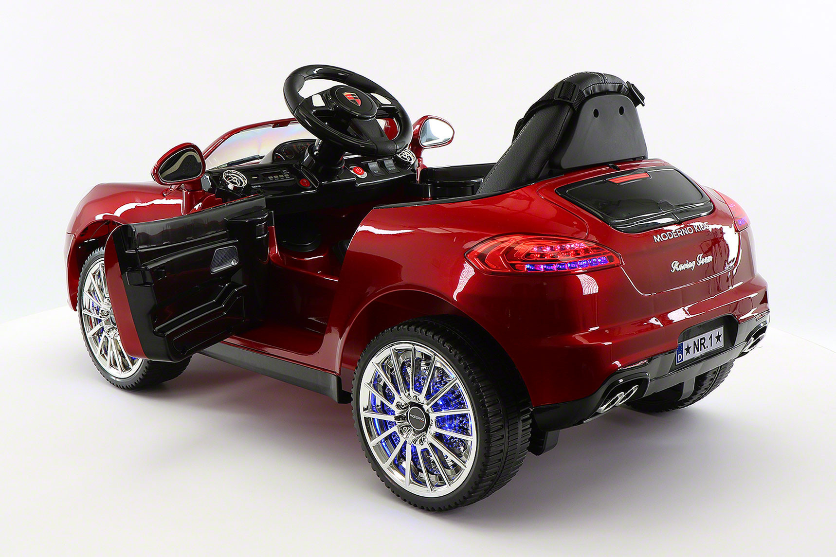 Kiddie Roadster 12V Kids Electric Ride-On Car with R/C Parental Remote | Cherry Red - image 3 of 25