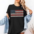 thumbnail image 6 of America 250 Shirt Womens 3/4 Sleeve Patriotic Graphic Tee Summer Casual Outdoor Top Black L, 6 of 6