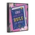 thumbnail image 2 of Stupell Industries Cottage Girls Who Read Inspirational Black Framed Giclee Art, 11 x 14, by Vanessa Stoilova, 2 of 8