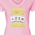 thumbnail image 4 of Inktastic Mahjong Women's V-Neck T-Shirt, 4 of 5