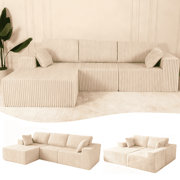 Vacmaster Gray Floor Couch,Convertible Sofa Bed,Small Comfy Futon Couch Lounge Sleeper Bed,Boneless Compression Sofa,with Pillow Back Support Armrest,Chenille fabric,for Living Room,Bedroom