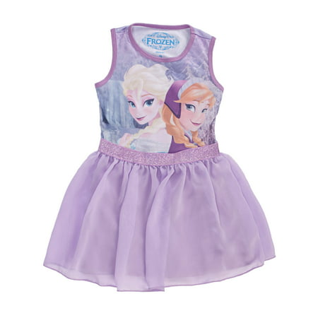 Disney Frozen Sister Scene Girls Sleeveless Dress | 5