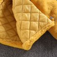 thumbnail image 4 of Vedolay Suit Jacket Girl's Puffer Coat Warm Cotton Winter Hooded Waterproof Jacket,Yellow 12-18 Months, 4 of 5