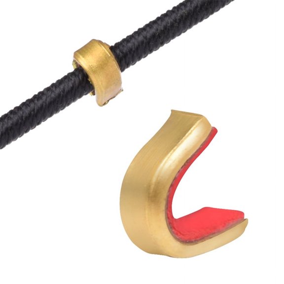 6pcs Bow String Nock Points Brass Nocking Buckle Clips Protector Bow Hunting