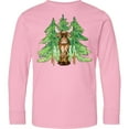 thumbnail image 3 of Inktastic Alaska Moose and Trees Long Sleeve Youth T-Shirt, 3 of 5