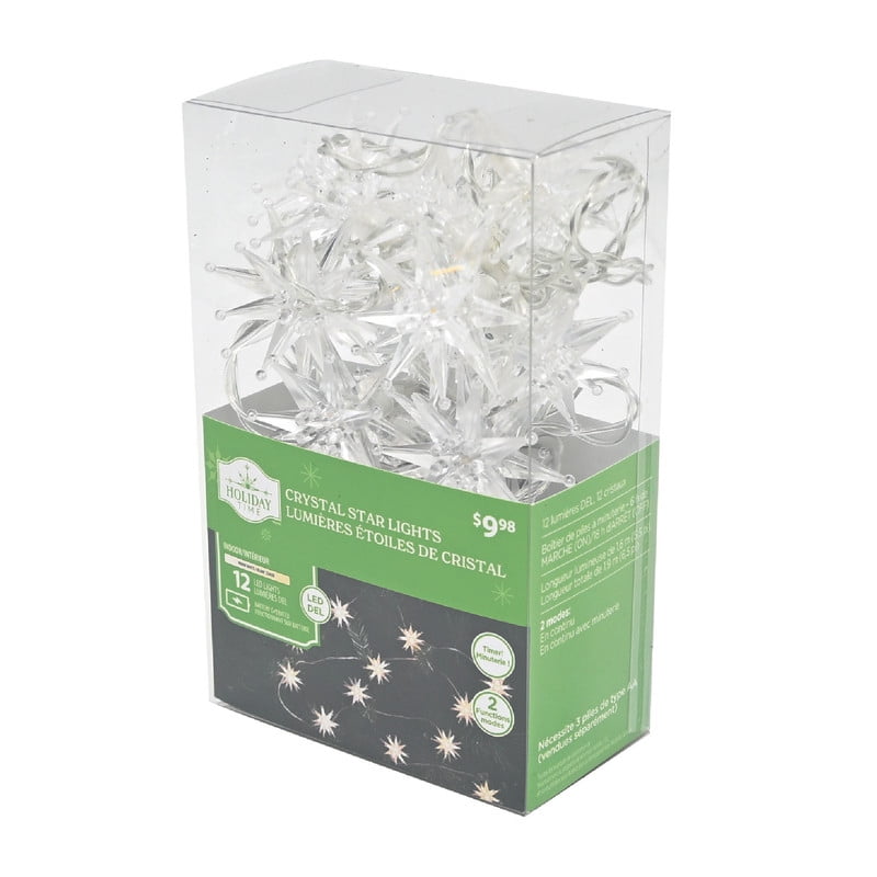 HOLIDAY TIME PL BO 12 LED WW Crystal Lights – Festive Glow for Every Occasion, HOLIDAY TIME PL BO LED 12 CTYTL ST