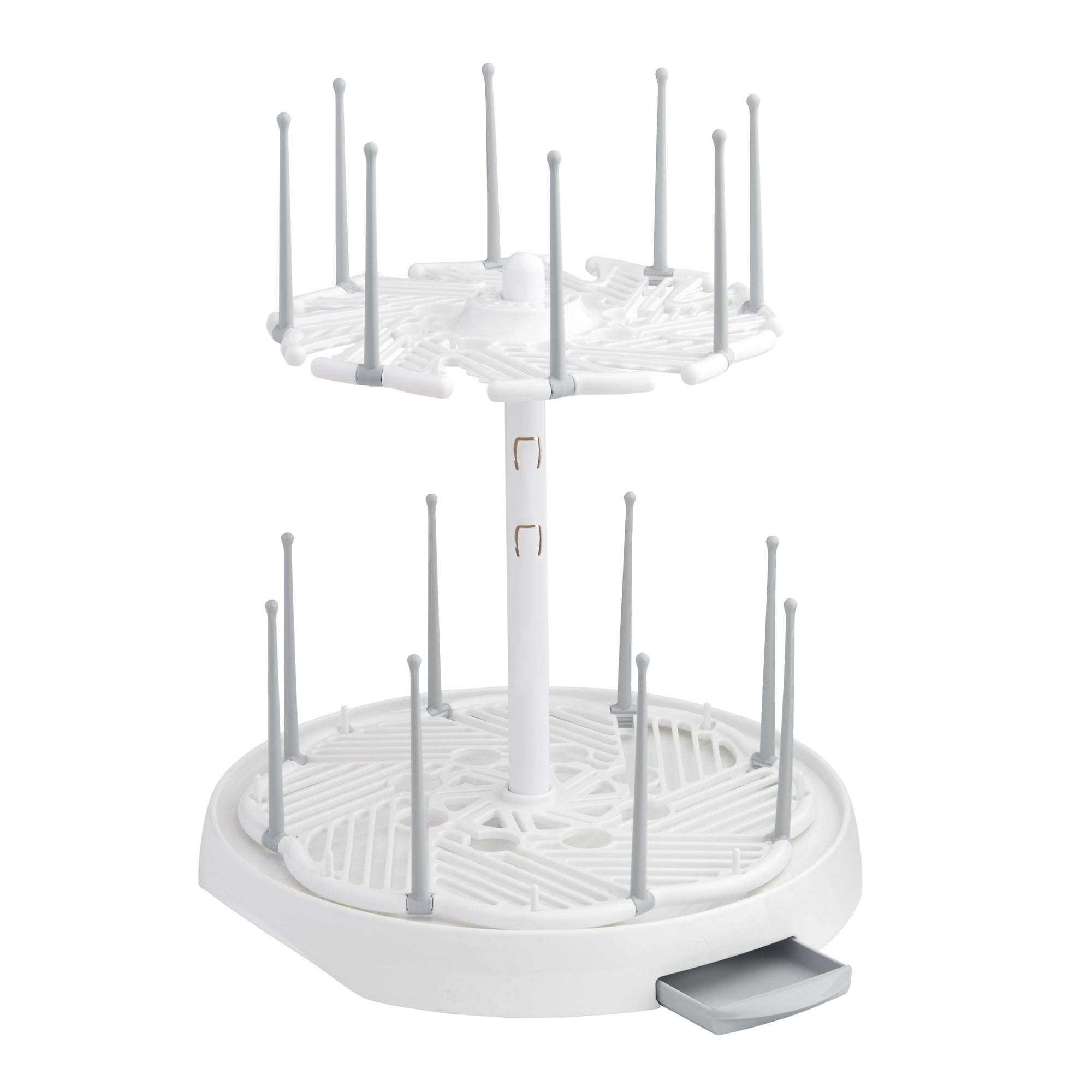 Munchkin High Capacity White Baby Bottles and Accessories Drying Rack