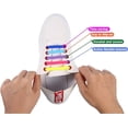thumbnail image 2 of No Tie Shoe Laces, Elastic Shoe Laces for Sneakers, No Tie Shoelaces for Kids , Multi-Color Fashion Collocation, 12 Pcs/Pack(6+6), 2 of 7