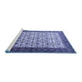 thumbnail image 2 of Ahgly Company Machine Washable Indoor Rectangle Persian Blue Traditional Area Rugs, 2' x 5', 2 of 4
