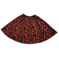 thumbnail image 2 of Retro Style Elastic Waist Printed Long Skirts, 2 of 3