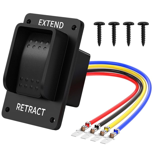 Estabilizador de potencia de 12V interruptor basculante operación IP66 resistente al agua reutilizable