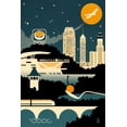 thumbnail image 4 of Minneapolis, Minnesota, Retro Skyline (no text) (19x27 inches, Premium 500 Piece Jigsaw Puzzle for Adults and Family, Made in USA), 4 of 4