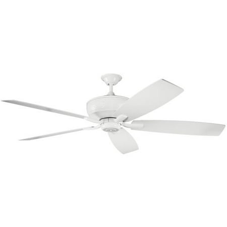 White 70in Indoor Ceiling Fan With 5 Blades Walmart Com