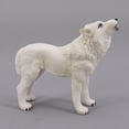 thumbnail image 2 of Figuras miniatura sin BPA de cumpleaños gritar blanco Sunnimix Figura de lobo, 2 of 8