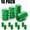 Green, variant on 16-Pack (Black) Aluminum Alloy Tire Valve Stem Caps, Universal Hexagon Wheel Dust Covers for Cars, Motorcycles, and Bicycles, Rust-Resistant