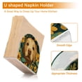 thumbnail image 5 of Yayeee Napkin Holder for Table Kitchen Paper Tissue Organization, Flowers and Dog, 5 of 8