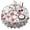 Pioneer Flower Floral-1, variant on Pioneer Flower Floral Print Pattern Round Tablecloth 60"x60",Wrinkle Wipeable Table Cloth for Kitchen Dining Room Picnic Patio Party