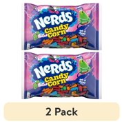 (2 pack) Nerds Halloween Candy Corn, Rainbow-Shelled Nerds-Flavored Mellowcreme, 8 Ounces, Laydown Bag