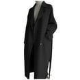 thumbnail image 1 of XBMego Trench-Coat Oversize en Laine Mélangée Cachemire pour Femmes, 1 of 5