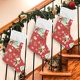 thumbnail image 6 of SKYSONIC Santa Claus Snowman and Tree Christmas Stockings 2PCS,Big Xmas Stockings Gift Decorations and Party Supplies,Used for Fireplace Decoration Socks Christmas Tree Decoration, 6 of 7