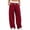 Wine Sweatpants, variant on Qgtaibl Womens Baggy Sweatpants Color Block Elastic High Waist Wide Leg Trousers Thin Fleece Drawstring Track Pants with Pockets Black M