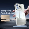 thumbnail image 5 of ELEHOLD for iPhone 13 Pro Max Case,Camera Lens Protector Crystal Clear Non-Yellowing Shockproof Anti-Scratch Transparent Hard Back Slim Fit Case for iPhone 13 Pro Max,White, 5 of 6