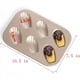 thumbnail image 4 of 8 Paquetes Molde de Pasteles del Molde de Madeleine, Utensilios para Hornear Madeline de Carcasa Resistente Antiadherente para Hornear (Dorado), 4 of 5