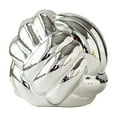 thumbnail image 3 of 1PC Silver Decor Knot for Coffee Table Decor Books, Book Shelf Decor Accents, Home Decor Aesthetics, Console Entry Table Decor, Decorative Objects,3.15" x 3.7", 3 of 7