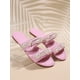 thumbnail image 2 of Women Faux Pearl Decor Slide Fashion Sandals, 2 of 4