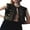 Black, variant on Women Vest, Sleeveless Open Front Embroidery Flower Sequined Outwear Gilet for Casual Street
