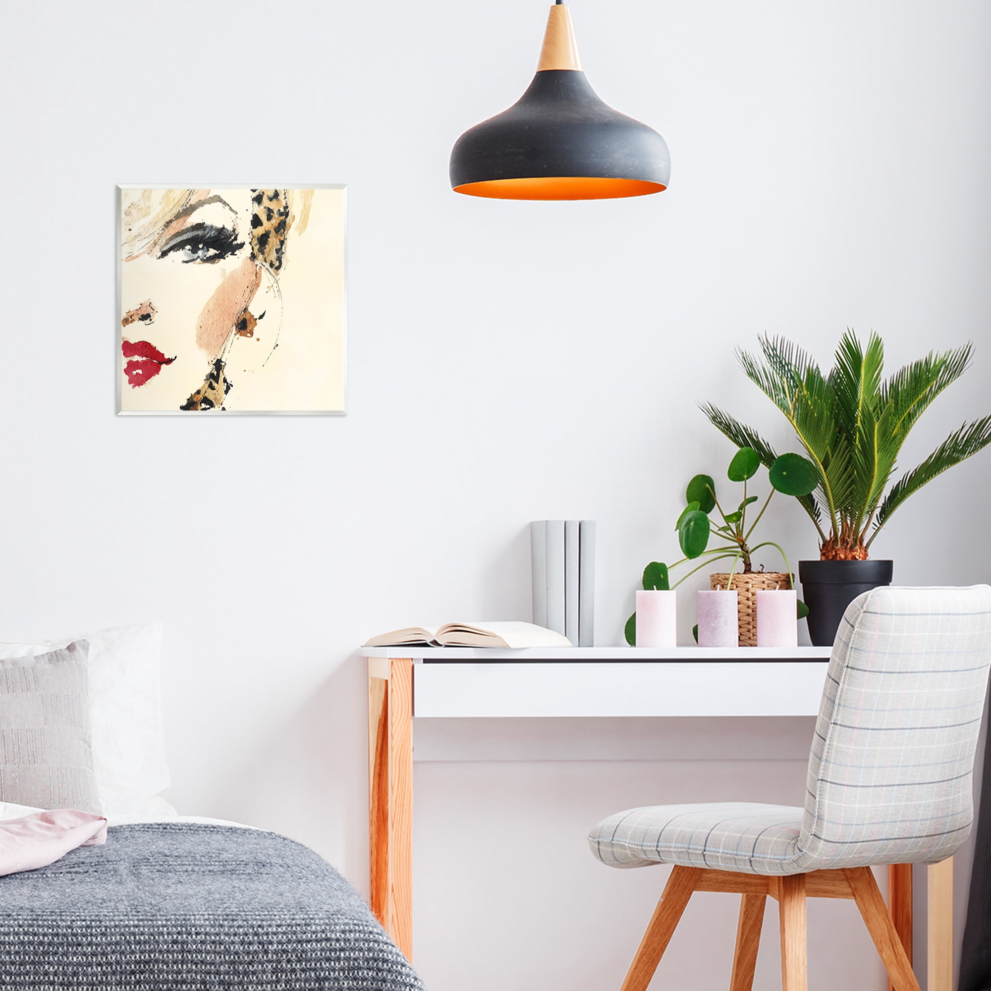 Stupell Industries Crimson Enigma Lipstick Wall Plaque Art, design by Svetlana Aleynikova