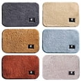 thumbnail image 3 of Balems Bathroom Rugs 16\"x24\" Ultra Soft Absorbent Non Slip Fluffy Thick Microfiber Cozy Bath Mat For Tub Shower Bathroom Floors Accessories, 3 of 3