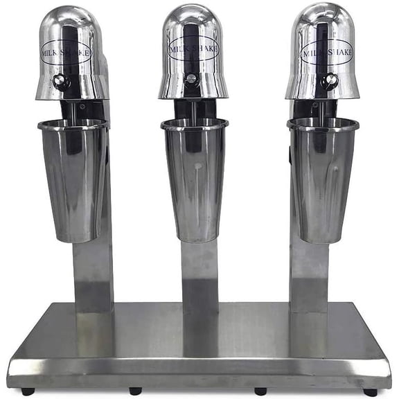 Commercial Three Head Drink Mixer Stainless Steel Milk Shake Machine for Drink Mixer 110V (three Head)