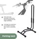 thumbnail image 4 of Bike Stand Bicycle Floor Parking Rack Storage Stand with Sponge Pad Black Bike Holder Bicycle Accessories, 4 of 5