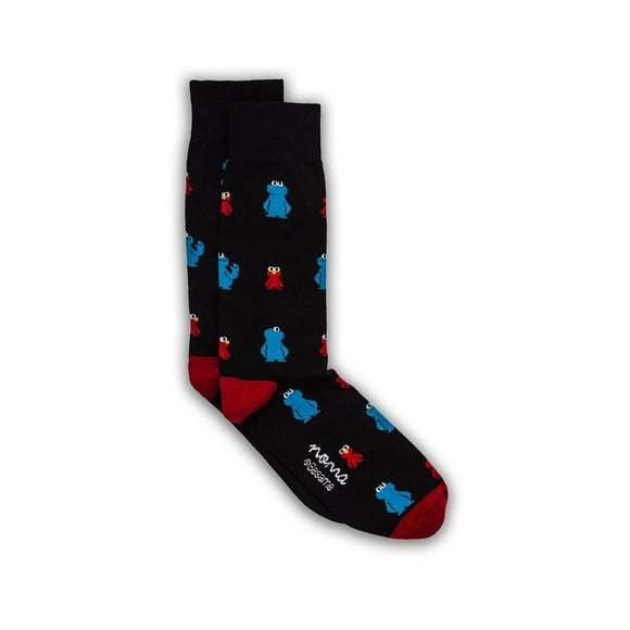Calceta de Algodón Noma Outfitters Plaza Sesamo Unitalla Elmo y Comegalletas Multicolor