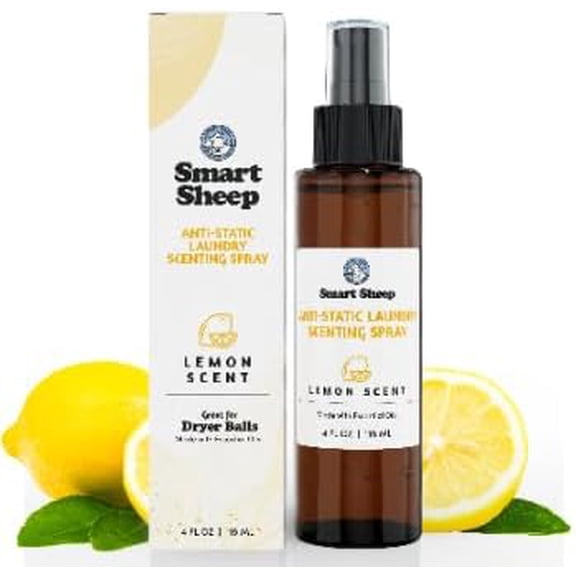 Anti-Static Laundry Scenting Spray with Essential Oils (Lavender, Lemon, Orange) (Lemon)