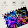 thumbnail image 6 of Elephant Stock Rainbow Fog Wall Art - Horizontal Canvas Wall Art - Living Room Wall Decor - Abstract Canvas - Black And Blue Decor - 39" x 26", 6 of 8