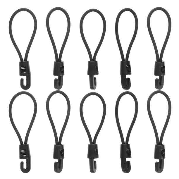 20 unidades de cuerda elástica resistente con ganchos para maletero de coche, mochila, equipaje y camping.