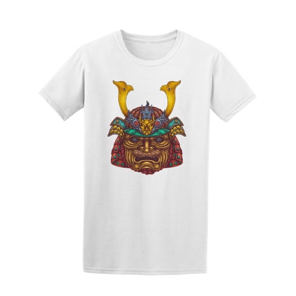 Samurai Helmet Tattoo Tee Men's -Image by Shutterstock